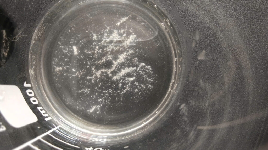 cặn sỏi gây bí tiểu mèo đực – hình ảnh lấy từ bàng quang tại Thú Y 215